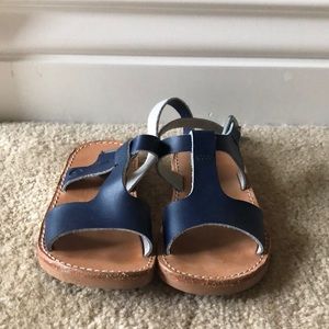 Freshly Picked s 5 navy sandals worn a few times